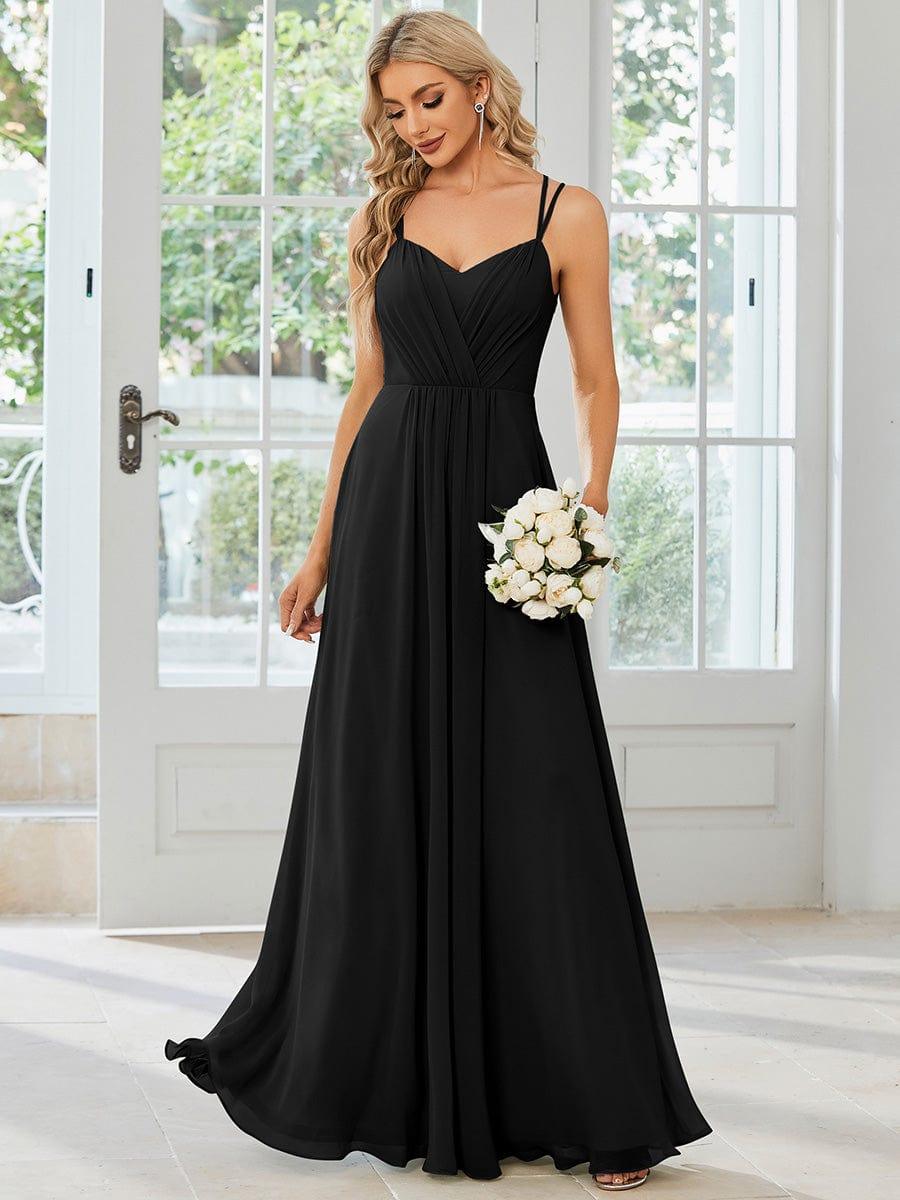 ever RUBY|Multiway Chiffon and Lace Open Back Bridesmaid Dress with Spaghetti Straps