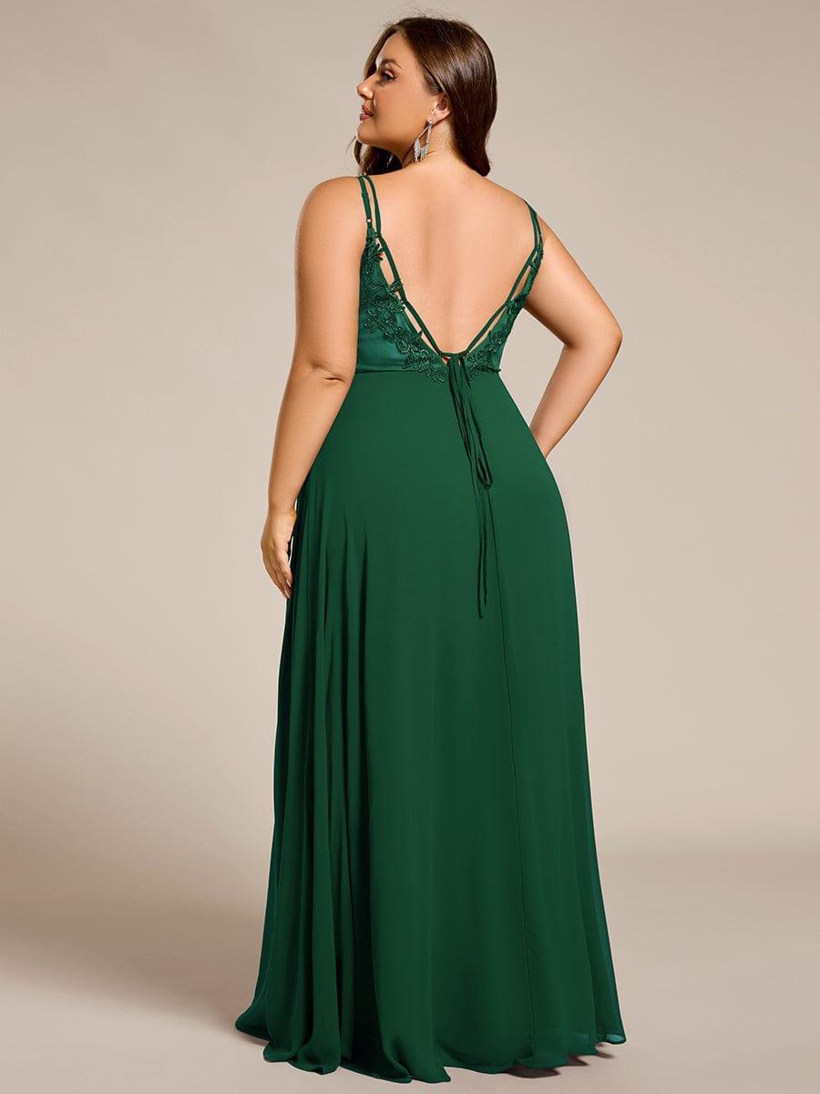 ever RUBY|Multiway Chiffon and Lace Open Back Bridesmaid Dress with Spaghetti Straps