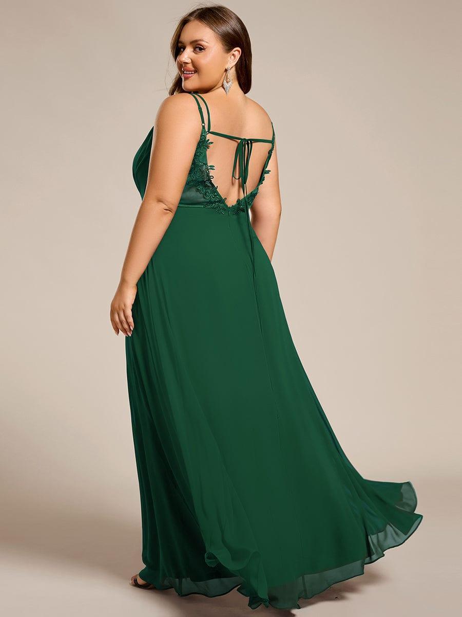 ever RUBY|Multiway Chiffon and Lace Open Back Bridesmaid Dress with Spaghetti Straps